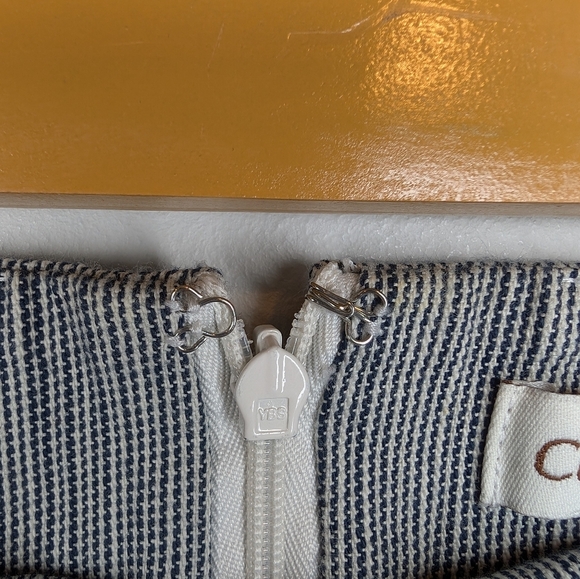 Coldwater Creek Cotton Black White Pencil Skirt w/ Stretch 16 Woman's Workwear - Picture 7 of 9